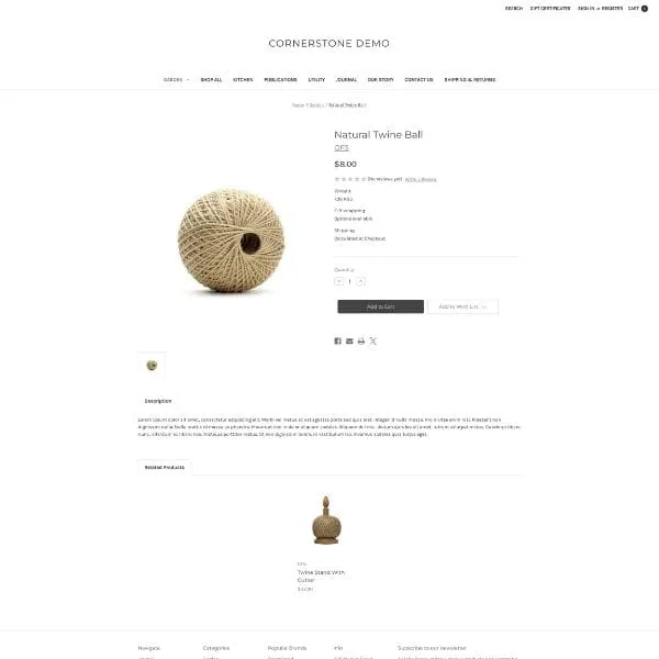 Category Page