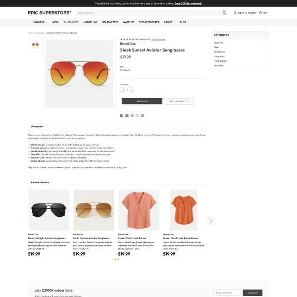 Category Page