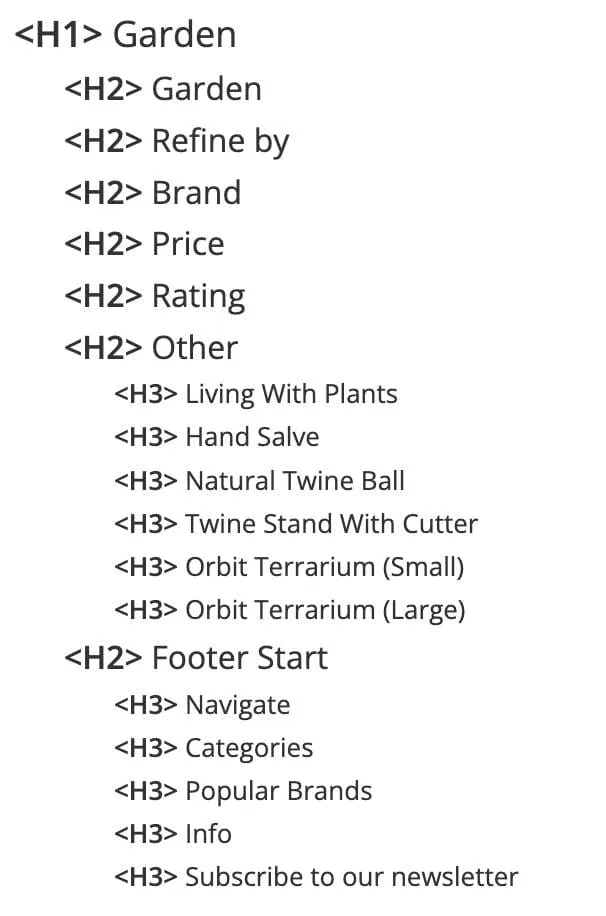 Category Page