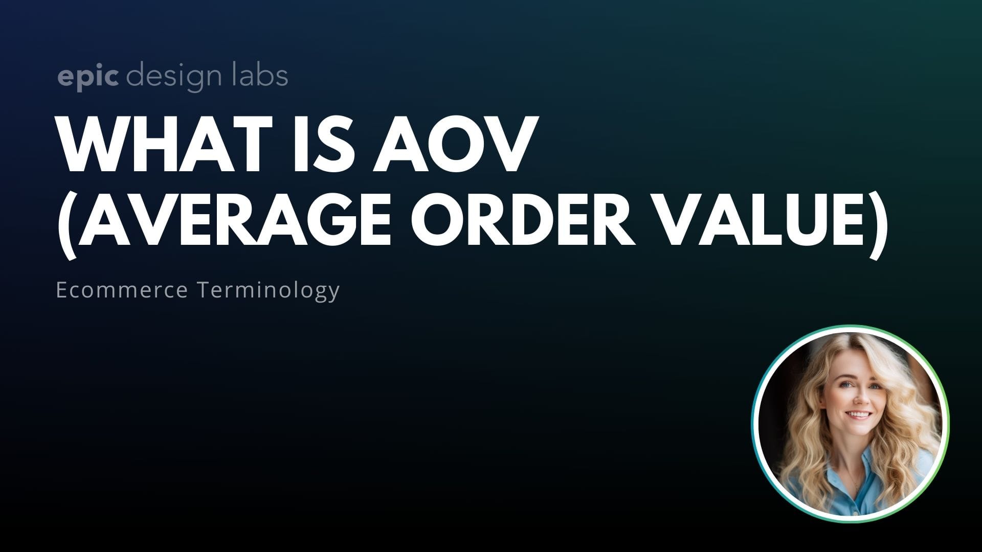 What is AOV in Ecommerce