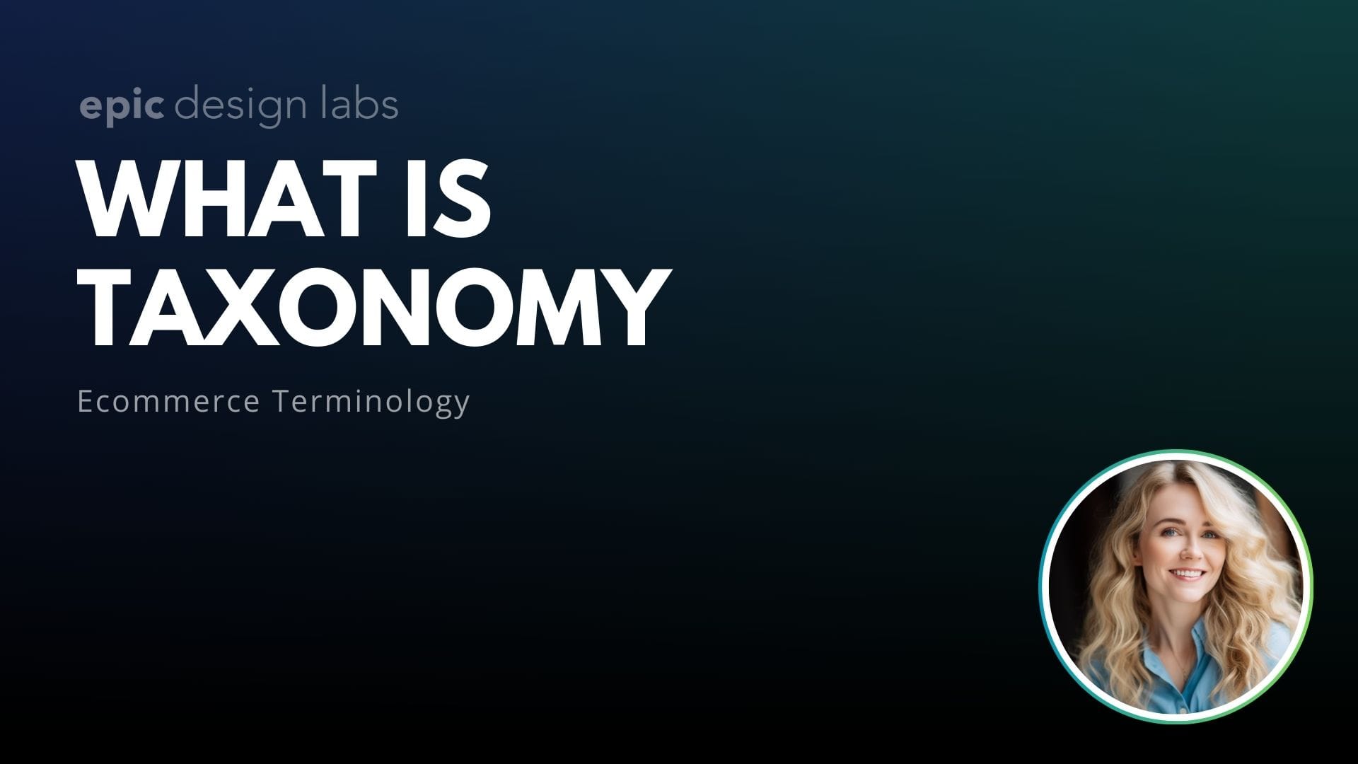 What is Taxonomy in Ecommerce