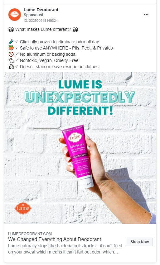 ad lume deodorant 1