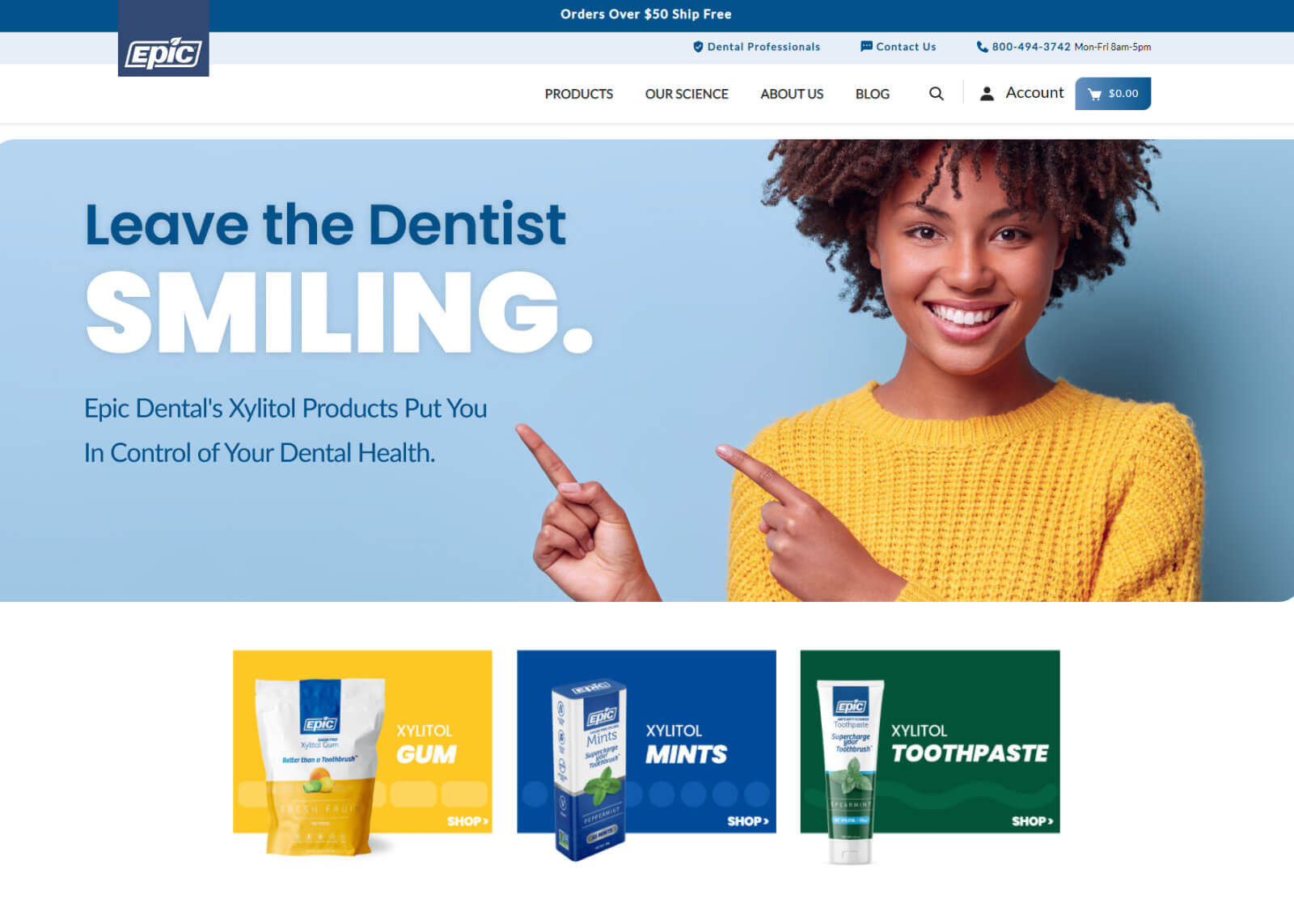 Epic Dental on BigCommerce