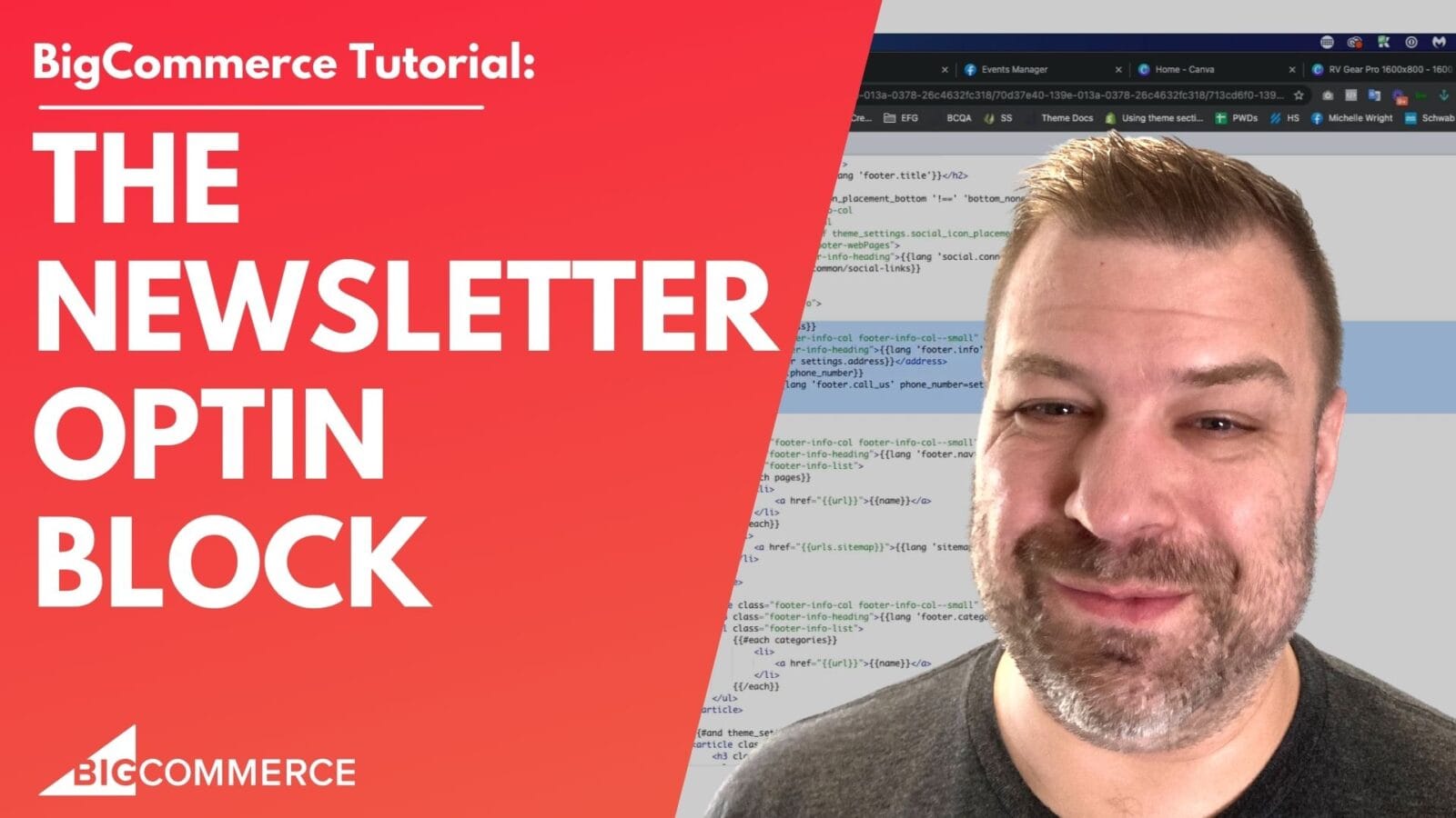 Edit the Newsletter Optin Block on BigCommerce