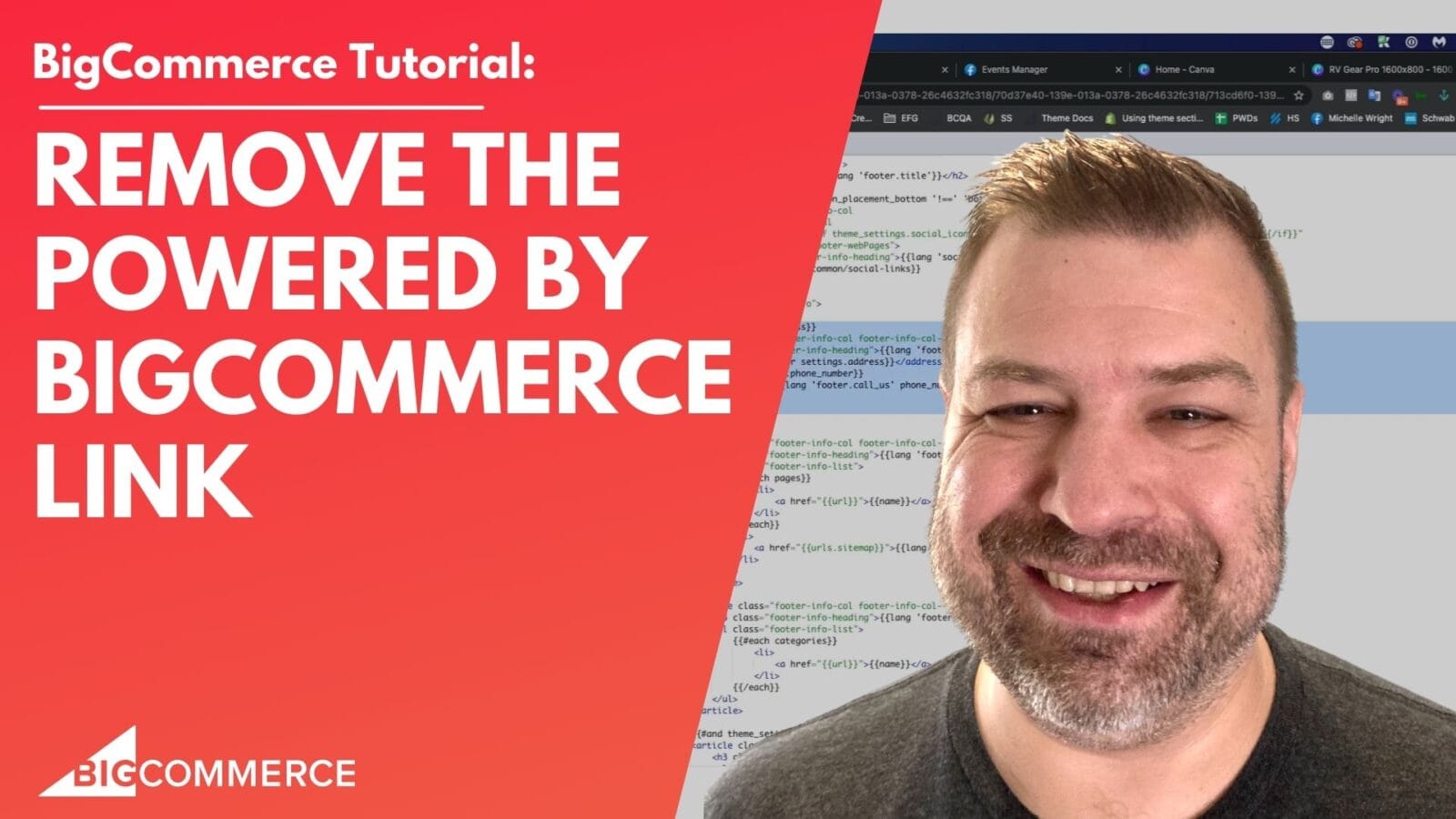 Remove the Powered by BigCommerce Link