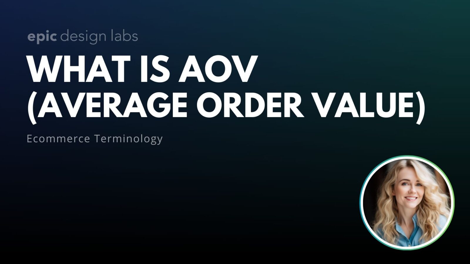 What is AOV (Average Order Value) Ecommerce Terminology