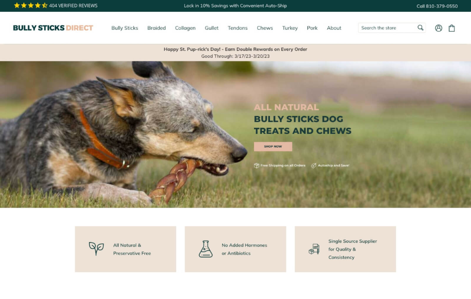 Bully Sticks Direct on BigCommerce