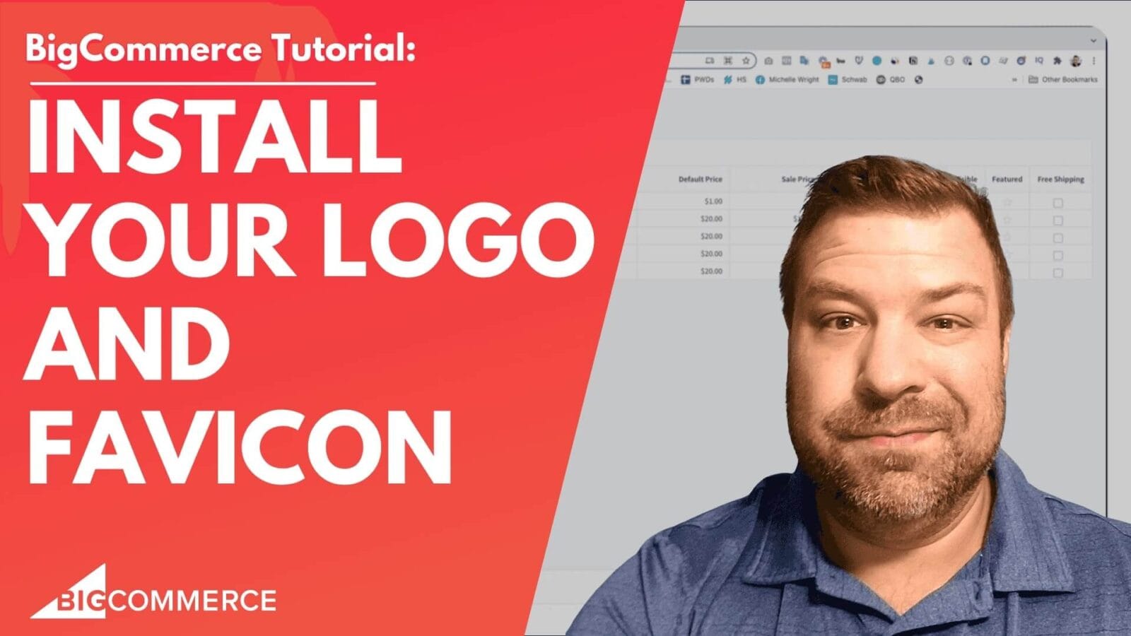 install your logo and favicon on bigcommerce