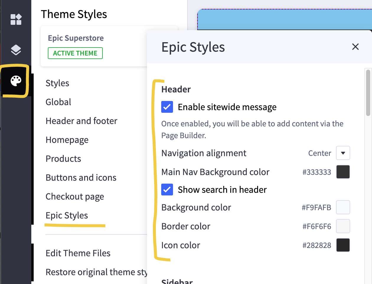 Header Styles